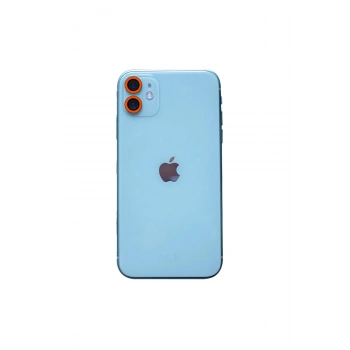 İphone 11 Neon Fosforlu Kamera Lens - Turuncu