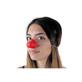 Turuncu Renk Lastikli Ses Çıkaran Palyaço Burnu (5324)