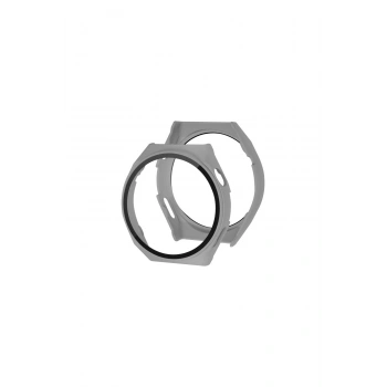 Huawei Watch Gt3 Pro 43mm Dota Camlı Kasa Ekran Koruyucu - Gri