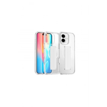 Joko İphone 16 Kılıf Alfa Magsafe Standlı Kapak - Şeffaf