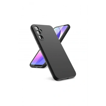 Samsung Galaxy A24 4g Kılıf First Silikon - Siyah