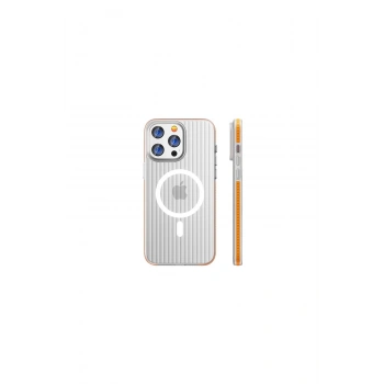 Joko İphone 15 Pro Max Line Magsafe Kapak - Turuncu