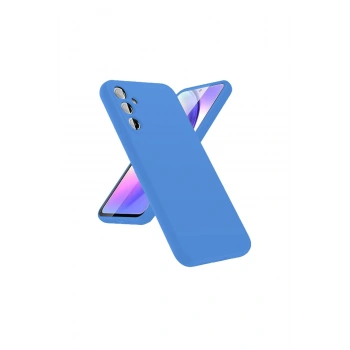 Samsung Galaxy A24 4g Kılıf First Silikon - Mavi