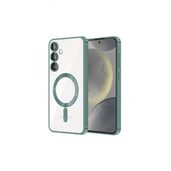 Samsung Galaxy A36 Kross Magneticsafe Kapak - Koyu Yeşil