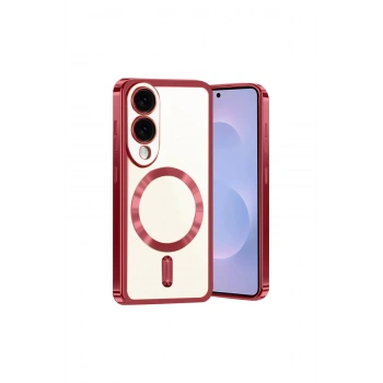 Samsung Galaxy S25 Edge Kross Magneticsafe Kapak - Kırmızı