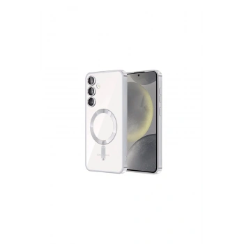 Samsung Galaxy S24 Kılıf Kross Magneticsafe Kapak - Titan Gri