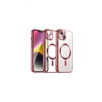 İphone 15 Kılıf Kross Magneticsafe Kapak - Kırmızı