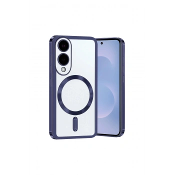 Samsung Galaxy S25 Edge Kross Magneticsafe Kapak - Lacivert