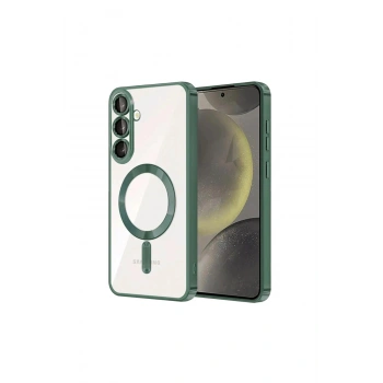 Samsung Galaxy S26 Kross Magneticsafe Kapak - Koyu Yeşil