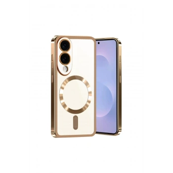 Samsung Galaxy S25 Edge Kross Magneticsafe Kapak - Çöl Titanyum