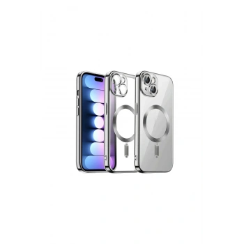 İphone 14 Kılıf Kross Magneticsafe Kapak - Titan Gri