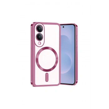 Samsung Galaxy S25 Edge Kross Magneticsafe Kapak - Rose