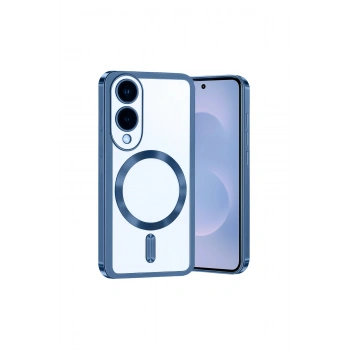 Samsung Galaxy S25 Edge Kross Magneticsafe Kapak - Sierra Blue