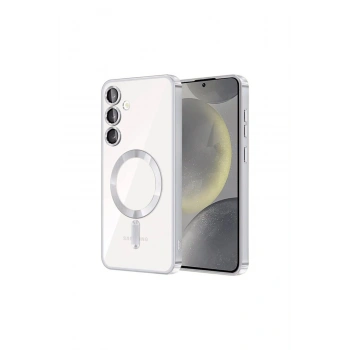 Samsung Galaxy A55 5g Kross Magneticsafe Kapak - Gümüş