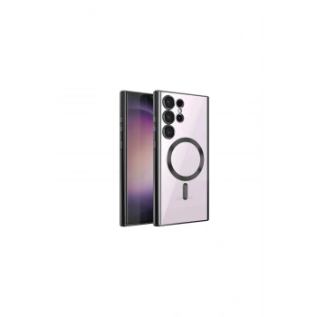 Samsung Galaxy S24 Ultra Kılıf Kross Magneticsafe Kapak - Siyah