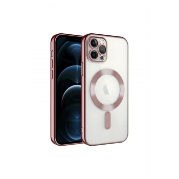 İphone 14 Pro Max Kılıf Kross Magneticsafe Kapak - Rose