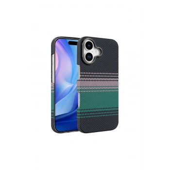 İphone 17 Vega Magsafe Kapak - Yeşil