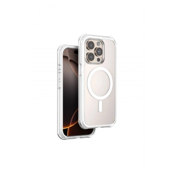 Onegif İphone 15 Pro Max Hulk Magsafe Kapak - Beyaz