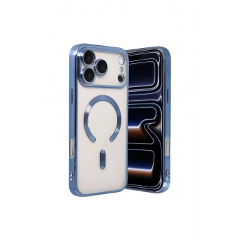 İphone 17 Pro Max Kross Magneticsafe Kapak - Sierra Blue