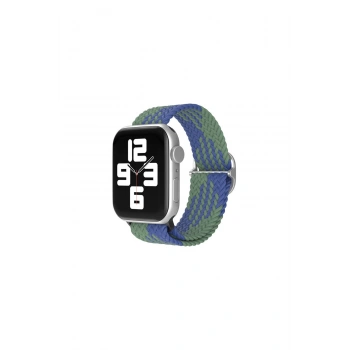 Watch 38mm Kordon (SAAT DEĞİLDİR) - Yeşil-lacivert