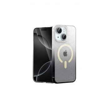 İphone 14 Pummel Shiny Magsafe Kapak - Siyah