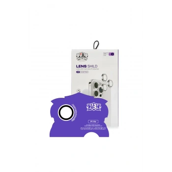 İphone 17 Air Bilvis Titan Kamera Lens - Gümüş