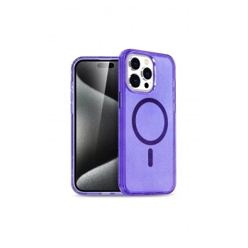 Joko İphone 15 Pro Max Magsafe Kapak - Mor