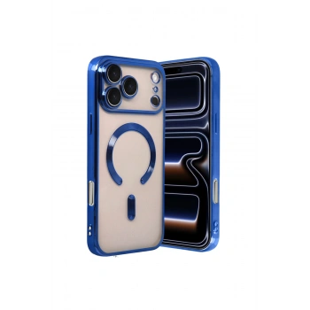 İphone 17 Pro Max Kross Magneticsafe Kapak - Lacivert
