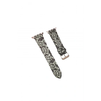 Watch 38mm Creeper Desenli Kordon (SAAT DEĞİLDİR) - Siyah