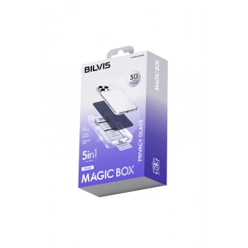 İphone 17 Pro Bilvis 5in1 5d Magic Hayalet Cam Ekran Koruyucu - Siyah