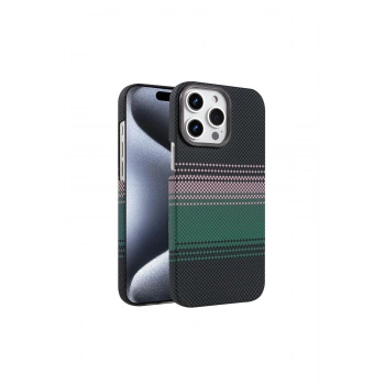 İphone 15 Pro Max Vega Magsafe Kapak - Yeşil