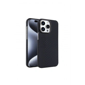 İphone 15 Pro Max Vega Magsafe Kapak - Siyah