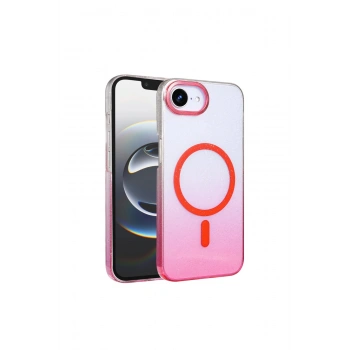 İphone 16e Glossy Magsafe Kapak - Pembe