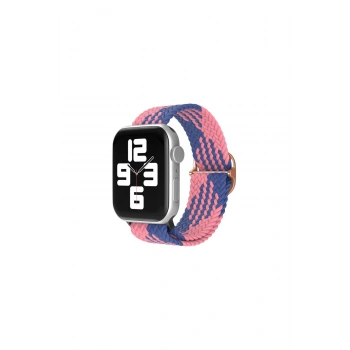 Watch 42mm Kordon (SAAT DEĞİLDİR) - Pembe-mavi