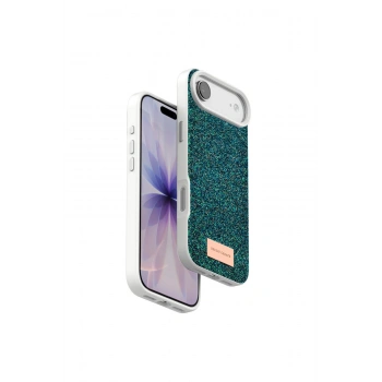 Onegif İphone 17 Air Bright Simli Kapak - Koyu Yeşil