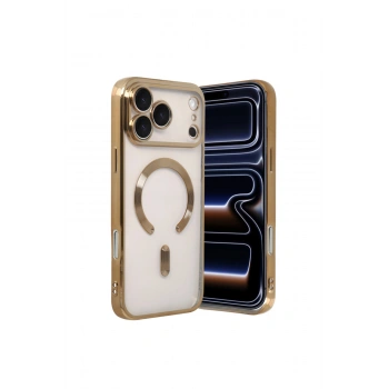 İphone 17 Pro Kross Magneticsafe Kapak - Gold