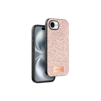 Onegif İphone 16e Bright Simli Kapak - Pembe