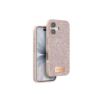 Onegif İphone 17 Bright Simli Kapak - Pembe