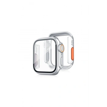 Watch 44mm Watch 49mm Kasa Dönüştürücü Ve Ekran Koruyucu - Gümüş