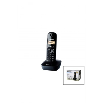 KX-TG1611 SİYAH - OVAL KABLOSUZ DİJİTAL TELSİZ TELEFON (5324)