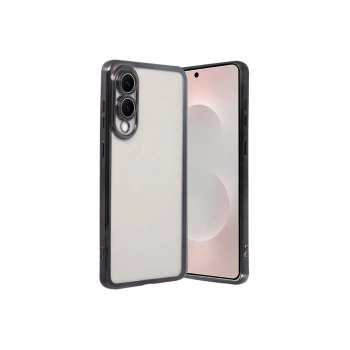 Samsung Galaxy S25 Edge Lensli Silikon - Siyah