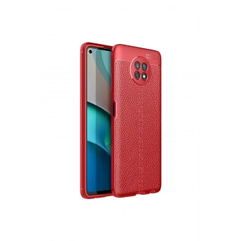 Redmi Note 9 5g Kılıf Auto Focus Kapak - Kırmızı
