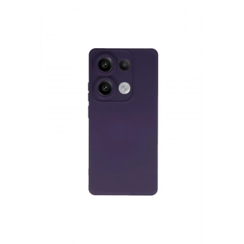 Redmi Note 13 Pro 4g Kılıf Nano İçi Kadife Silikon - Mor