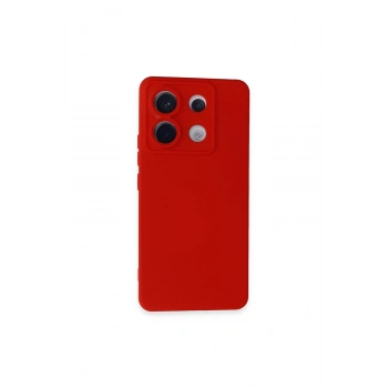 Redmi Note 13 Pro 5g Kılıf Nano İçi Kadife Silikon - Kırmızı