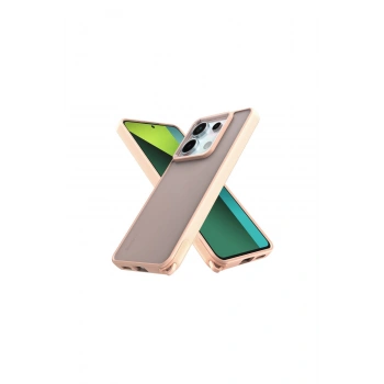 Redmi Note 13 Pro 5g Kılıf Elegant Kapak - Pudra