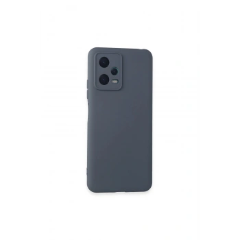 Redmi Note 12 5g Kılıf Nano İçi Kadife Silikon - Gri
