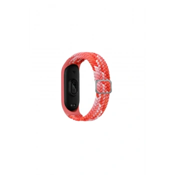 Mi Band 7 Kordon (SAAT DEĞİLDİR) - Pembe-kırmızı