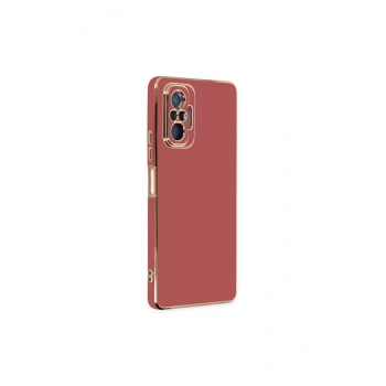 Redmi Note 10 Pro Kılıf Volet Silikon - Kırmızı