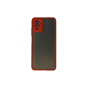 Redmi Note 10 Kılıf Montreal Silikon Kapak - Kırmızı
