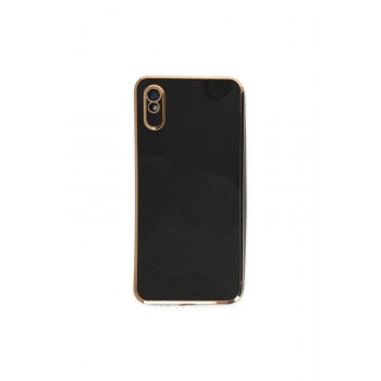 Redmi 9a Kılıf Volet Silikon - Siyah